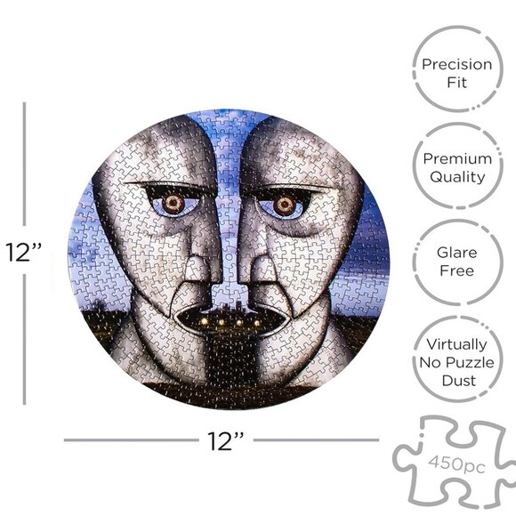 🍒4 for $20🍒 Pink Floyd The Division Bell NEW Album Cover Puzzle Aquarius Toy - Picture 2 of 11